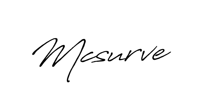 Once you've used our free online signature maker to create your best signature Antro_Vectra_Bolder style, it's time to enjoy all of the benefits that Mcsurve name signing documents. Mcsurve signature style 7 images and pictures png