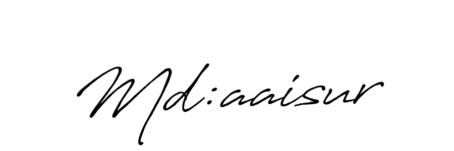 You should practise on your own different ways (Antro_Vectra_Bolder) to write your name (Md:aaisur) in signature. don't let someone else do it for you. Md:aaisur signature style 7 images and pictures png