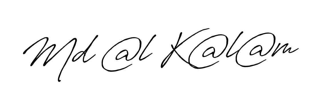 Use a signature maker to create a handwritten signature online. With this signature software, you can design (Antro_Vectra_Bolder) your own signature for name Md @l K@l@m. Md @l K@l@m signature style 7 images and pictures png