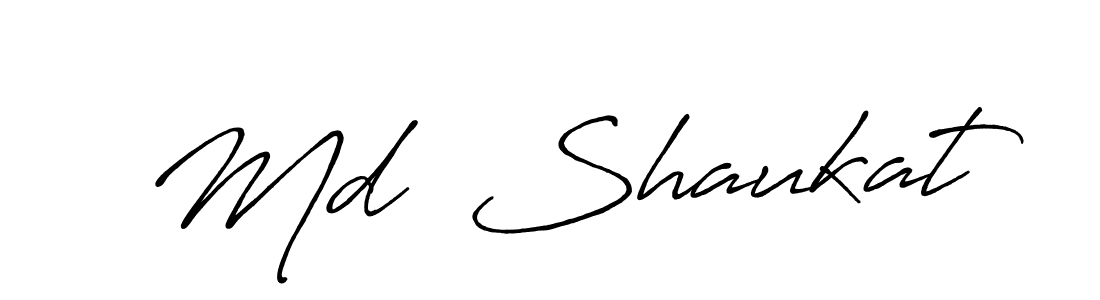 Once you've used our free online signature maker to create your best signature Antro_Vectra_Bolder style, it's time to enjoy all of the benefits that Md  Shaukat name signing documents. Md  Shaukat signature style 7 images and pictures png