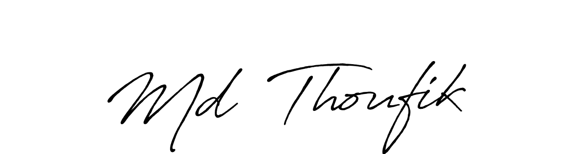 Once you've used our free online signature maker to create your best signature Antro_Vectra_Bolder style, it's time to enjoy all of the benefits that Md  Thoufik name signing documents. Md  Thoufik signature style 7 images and pictures png