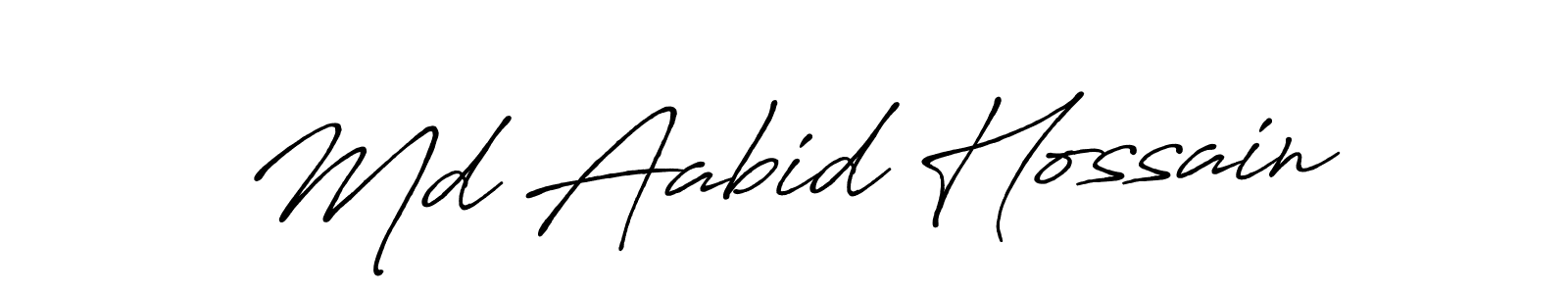 Make a short Md Aabid Hossain signature style. Manage your documents anywhere anytime using Antro_Vectra_Bolder. Create and add eSignatures, submit forms, share and send files easily. Md Aabid Hossain signature style 7 images and pictures png