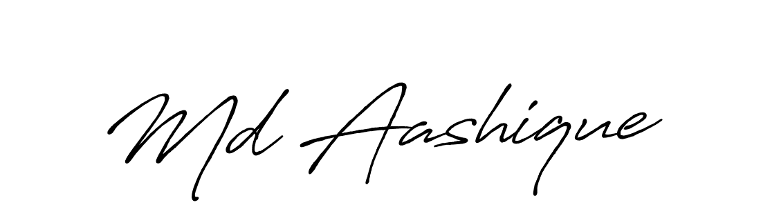 Md Aashique stylish signature style. Best Handwritten Sign (Antro_Vectra_Bolder) for my name. Handwritten Signature Collection Ideas for my name Md Aashique. Md Aashique signature style 7 images and pictures png