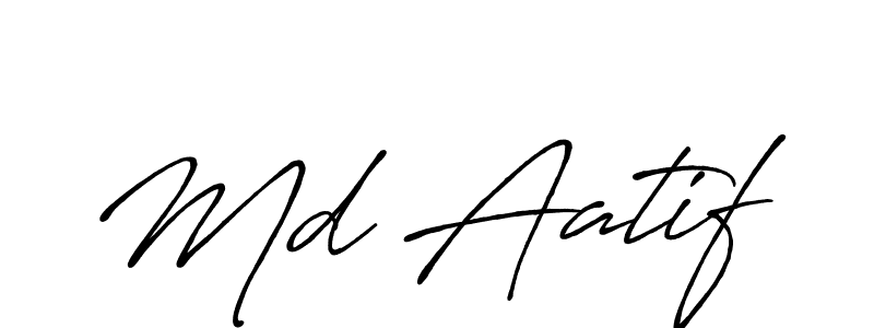 Once you've used our free online signature maker to create your best signature Antro_Vectra_Bolder style, it's time to enjoy all of the benefits that Md Aatif name signing documents. Md Aatif signature style 7 images and pictures png