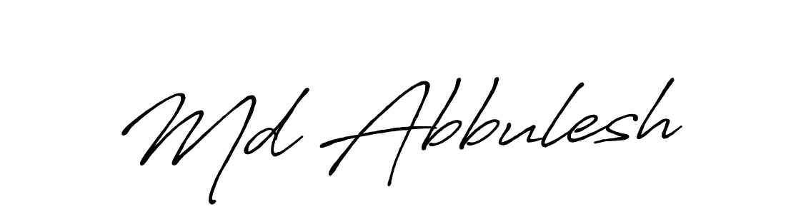 This is the best signature style for the Md Abbulesh name. Also you like these signature font (Antro_Vectra_Bolder). Mix name signature. Md Abbulesh signature style 7 images and pictures png