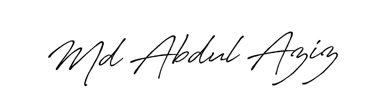 How to make Md Abdul Aziz signature? Antro_Vectra_Bolder is a professional autograph style. Create handwritten signature for Md Abdul Aziz name. Md Abdul Aziz signature style 7 images and pictures png