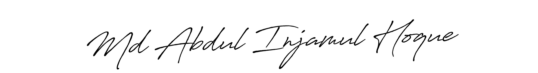 How to make Md Abdul Injamul Hoque signature? Antro_Vectra_Bolder is a professional autograph style. Create handwritten signature for Md Abdul Injamul Hoque name. Md Abdul Injamul Hoque signature style 7 images and pictures png