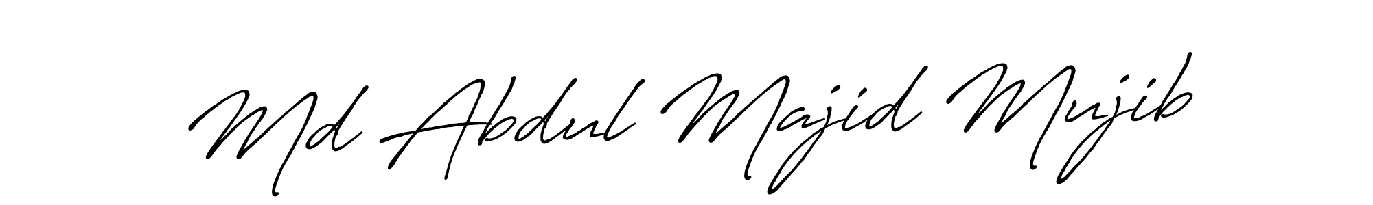 Also we have Md Abdul Majid Mujib name is the best signature style. Create professional handwritten signature collection using Antro_Vectra_Bolder autograph style. Md Abdul Majid Mujib signature style 7 images and pictures png