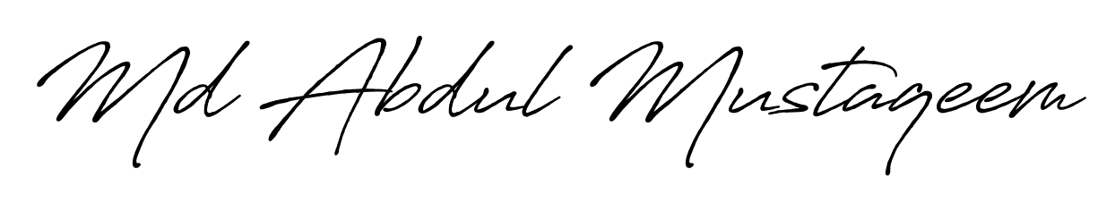 Transform the name Md Abdul Mustaqeem into a signature masterpiece using Antro_Vectra_Bolder font. Ideal for photographers, artists, and creators looking for watermarks. Md Abdul Mustaqeem signature style 7 images and pictures png