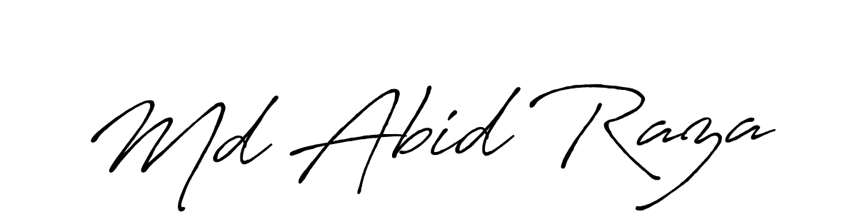 It looks lik you need a new signature style for name Md Abid Raza. Design unique handwritten (Antro_Vectra_Bolder) signature with our free signature maker in just a few clicks. Md Abid Raza signature style 7 images and pictures png