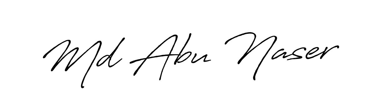 This is the best signature style for the Md Abu Naser name. Also you like these signature font (Antro_Vectra_Bolder). Mix name signature. Md Abu Naser signature style 7 images and pictures png