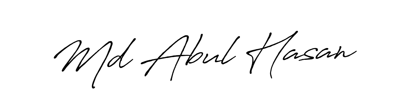 Md Abul Hasan stylish signature style. Best Handwritten Sign (Antro_Vectra_Bolder) for my name. Handwritten Signature Collection Ideas for my name Md Abul Hasan. Md Abul Hasan signature style 7 images and pictures png