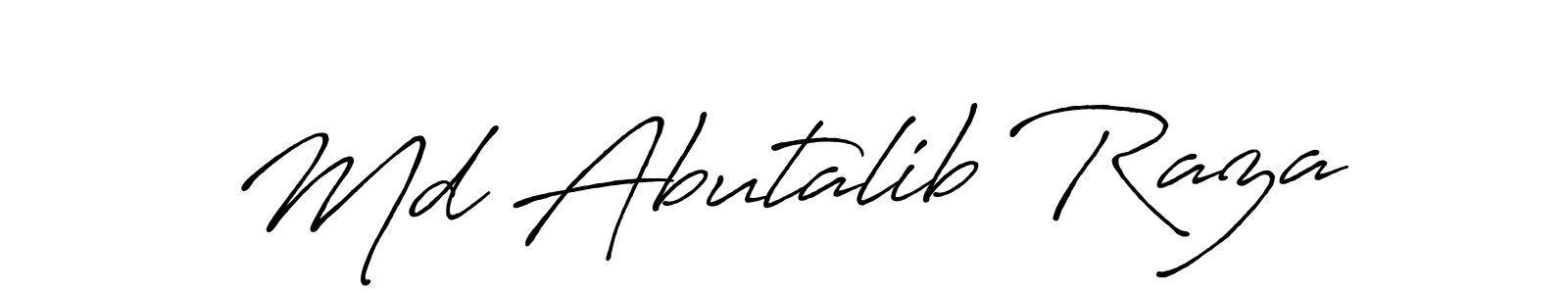Make a beautiful signature design for name Md Abutalib Raza. Use this online signature maker to create a handwritten signature for free. Md Abutalib Raza signature style 7 images and pictures png