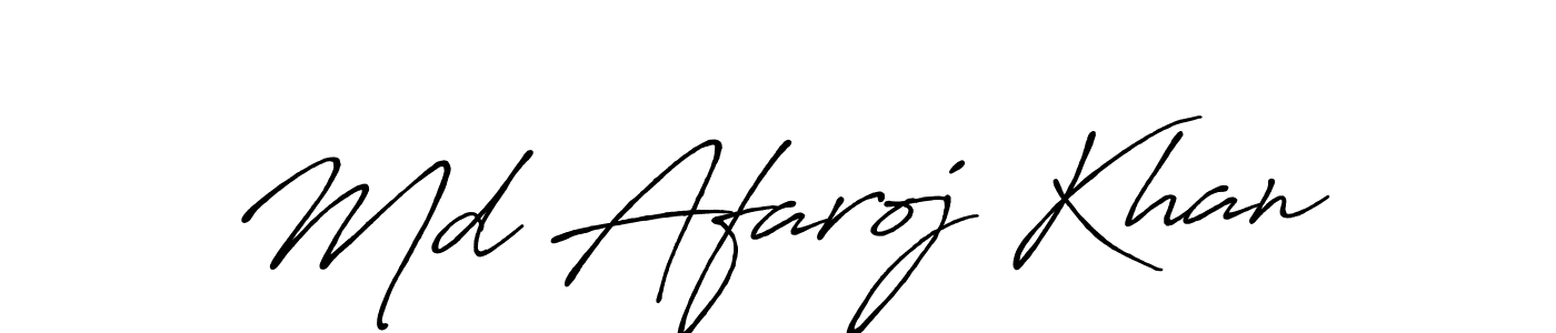 You should practise on your own different ways (Antro_Vectra_Bolder) to write your name (Md Afaroj Khan) in signature. don't let someone else do it for you. Md Afaroj Khan signature style 7 images and pictures png