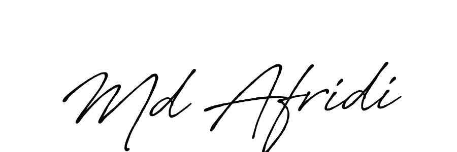 Antro_Vectra_Bolder is a professional signature style that is perfect for those who want to add a touch of class to their signature. It is also a great choice for those who want to make their signature more unique. Get Md Afridi name to fancy signature for free. Md Afridi signature style 7 images and pictures png