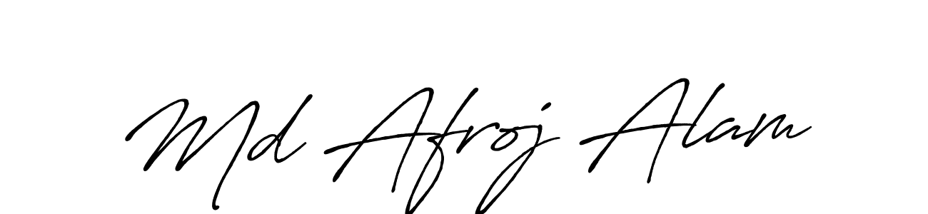 Also we have Md Afroj Alam name is the best signature style. Create professional handwritten signature collection using Antro_Vectra_Bolder autograph style. Md Afroj Alam signature style 7 images and pictures png