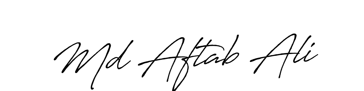 Make a beautiful signature design for name Md Aftab Ali. Use this online signature maker to create a handwritten signature for free. Md Aftab Ali signature style 7 images and pictures png