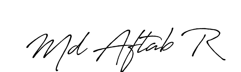 Antro_Vectra_Bolder is a professional signature style that is perfect for those who want to add a touch of class to their signature. It is also a great choice for those who want to make their signature more unique. Get Md Aftab R name to fancy signature for free. Md Aftab R signature style 7 images and pictures png