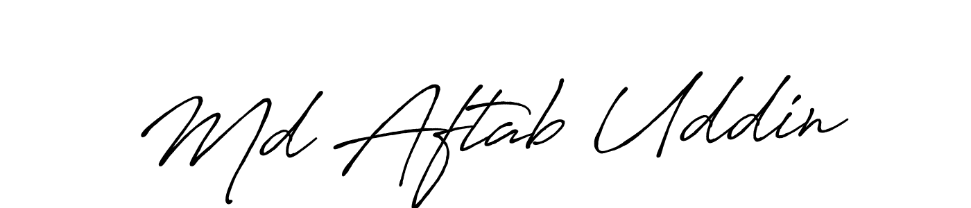 Antro_Vectra_Bolder is a professional signature style that is perfect for those who want to add a touch of class to their signature. It is also a great choice for those who want to make their signature more unique. Get Md Aftab Uddin name to fancy signature for free. Md Aftab Uddin signature style 7 images and pictures png