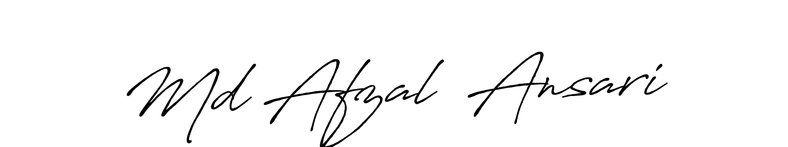 How to make Md Afzal  Ansari signature? Antro_Vectra_Bolder is a professional autograph style. Create handwritten signature for Md Afzal  Ansari name. Md Afzal  Ansari signature style 7 images and pictures png