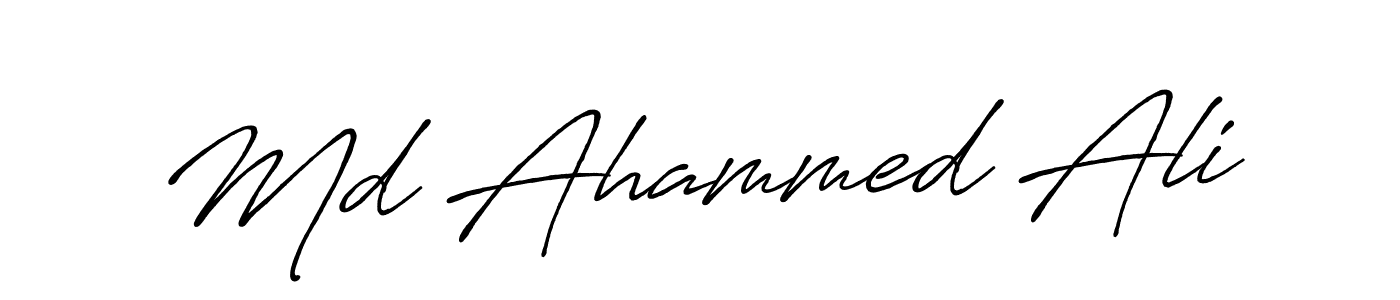 You can use this online signature creator to create a handwritten signature for the name Md Ahammed Ali. This is the best online autograph maker. Md Ahammed Ali signature style 7 images and pictures png