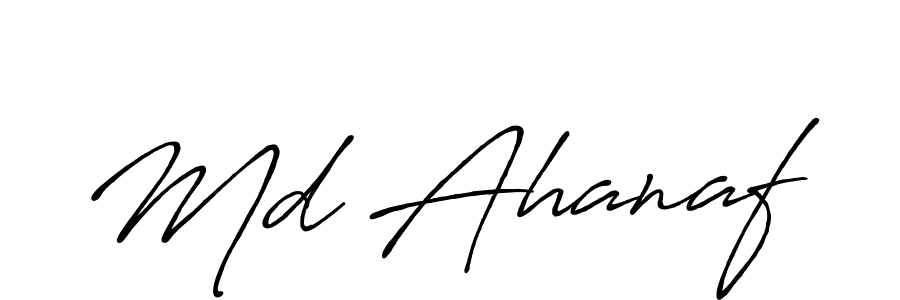 Md Ahanaf stylish signature style. Best Handwritten Sign (Antro_Vectra_Bolder) for my name. Handwritten Signature Collection Ideas for my name Md Ahanaf. Md Ahanaf signature style 7 images and pictures png
