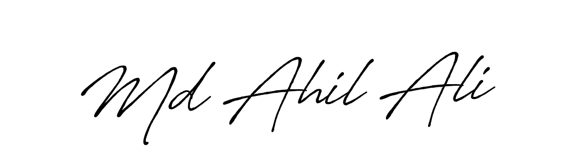 It looks lik you need a new signature style for name Md Ahil Ali. Design unique handwritten (Antro_Vectra_Bolder) signature with our free signature maker in just a few clicks. Md Ahil Ali signature style 7 images and pictures png