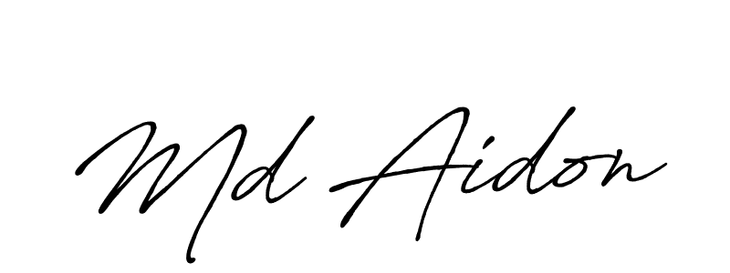 if you are searching for the best signature style for your name Md Aidon. so please give up your signature search. here we have designed multiple signature styles  using Antro_Vectra_Bolder. Md Aidon signature style 7 images and pictures png