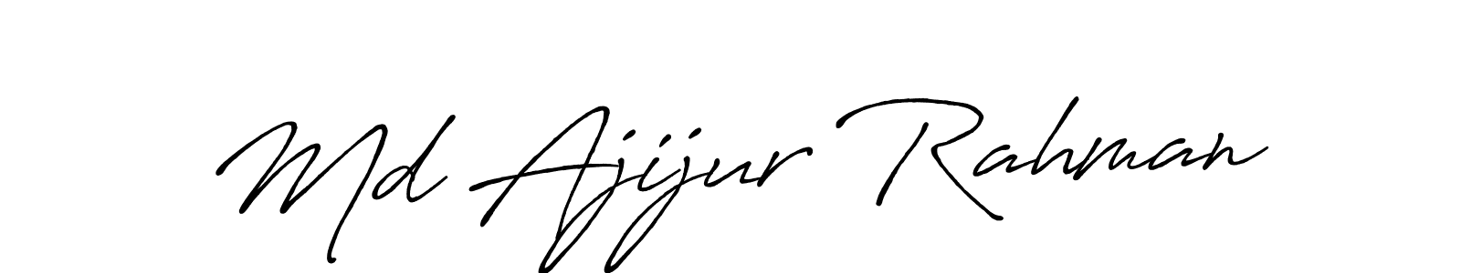 Antro_Vectra_Bolder is a professional signature style that is perfect for those who want to add a touch of class to their signature. It is also a great choice for those who want to make their signature more unique. Get Md Ajijur Rahman name to fancy signature for free. Md Ajijur Rahman signature style 7 images and pictures png
