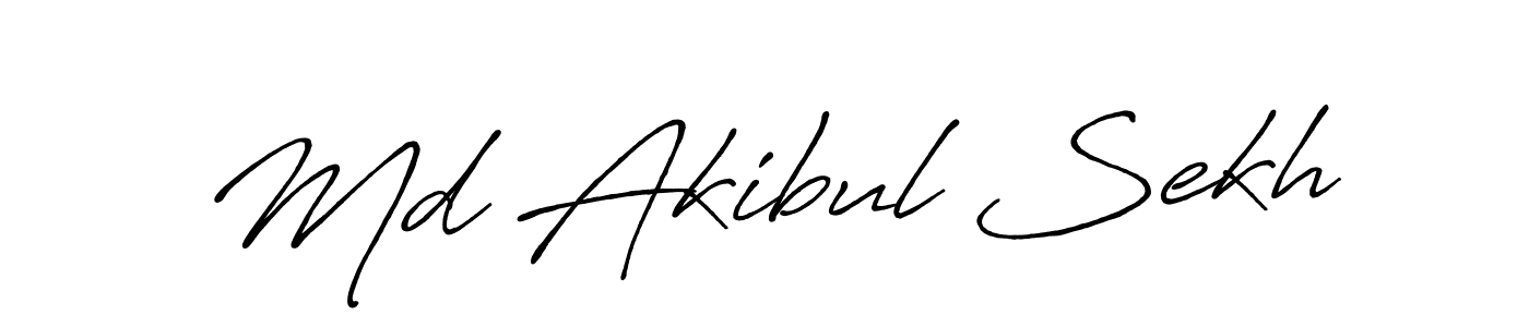 Use a signature maker to create a handwritten signature online. With this signature software, you can design (Antro_Vectra_Bolder) your own signature for name Md Akibul Sekh. Md Akibul Sekh signature style 7 images and pictures png
