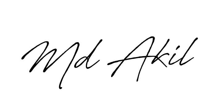 Similarly Antro_Vectra_Bolder is the best handwritten signature design. Signature creator online .You can use it as an online autograph creator for name Md Akil. Md Akil signature style 7 images and pictures png