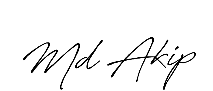 Antro_Vectra_Bolder is a professional signature style that is perfect for those who want to add a touch of class to their signature. It is also a great choice for those who want to make their signature more unique. Get Md Akip name to fancy signature for free. Md Akip signature style 7 images and pictures png