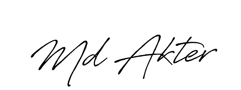 This is the best signature style for the Md Akter name. Also you like these signature font (Antro_Vectra_Bolder). Mix name signature. Md Akter signature style 7 images and pictures png