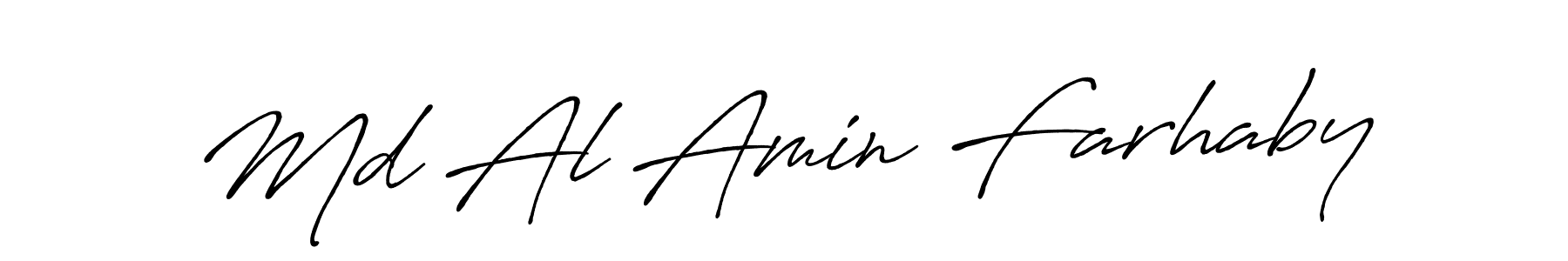 Also You can easily find your signature by using the search form. We will create Md Al Amin Farhaby name handwritten signature images for you free of cost using Antro_Vectra_Bolder sign style. Md Al Amin Farhaby signature style 7 images and pictures png