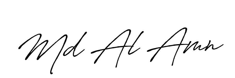 Design your own signature with our free online signature maker. With this signature software, you can create a handwritten (Antro_Vectra_Bolder) signature for name Md Al Amn. Md Al Amn signature style 7 images and pictures png