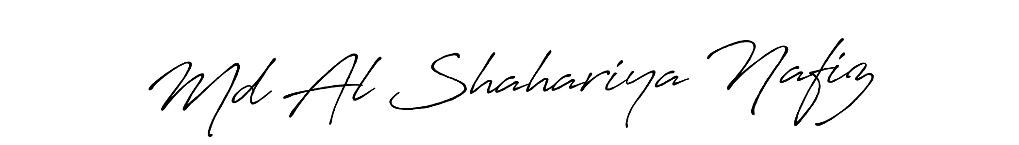 How to make Md Al Shahariya Nafiz signature? Antro_Vectra_Bolder is a professional autograph style. Create handwritten signature for Md Al Shahariya Nafiz name. Md Al Shahariya Nafiz signature style 7 images and pictures png