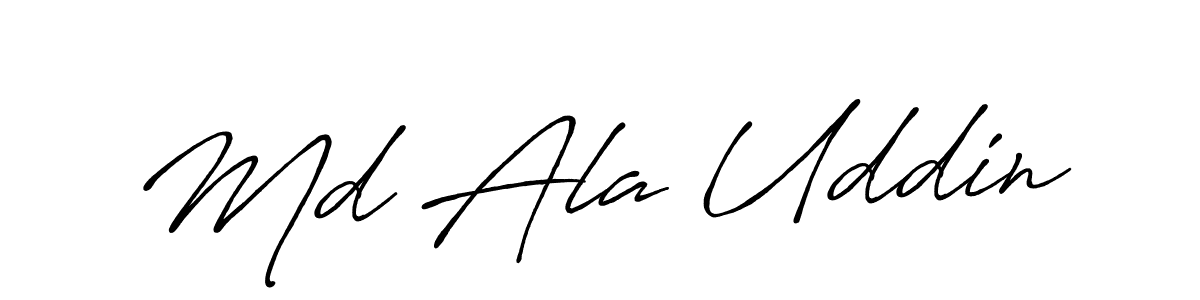 Once you've used our free online signature maker to create your best signature Antro_Vectra_Bolder style, it's time to enjoy all of the benefits that Md Ala Uddin name signing documents. Md Ala Uddin signature style 7 images and pictures png