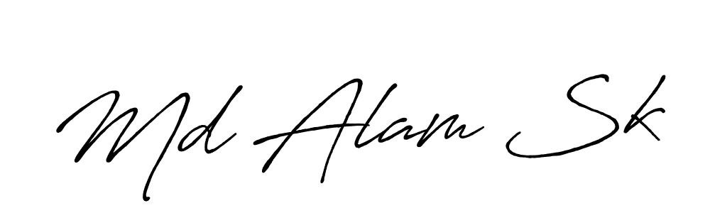 Make a beautiful signature design for name Md Alam Sk. Use this online signature maker to create a handwritten signature for free. Md Alam Sk signature style 7 images and pictures png