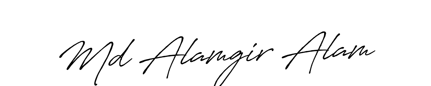 You can use this online signature creator to create a handwritten signature for the name Md Alamgir Alam. This is the best online autograph maker. Md Alamgir Alam signature style 7 images and pictures png