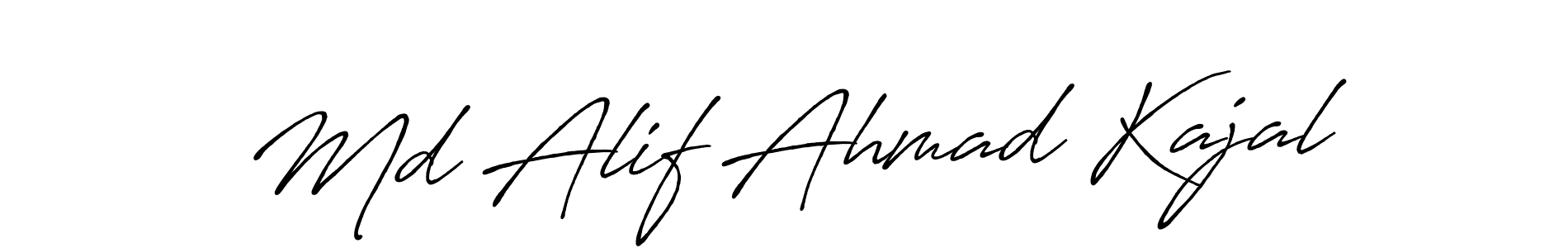 The best way (Antro_Vectra_Bolder) to make a short signature is to pick only two or three words in your name. The name Md Alif Ahmad Kajal include a total of six letters. For converting this name. Md Alif Ahmad Kajal signature style 7 images and pictures png