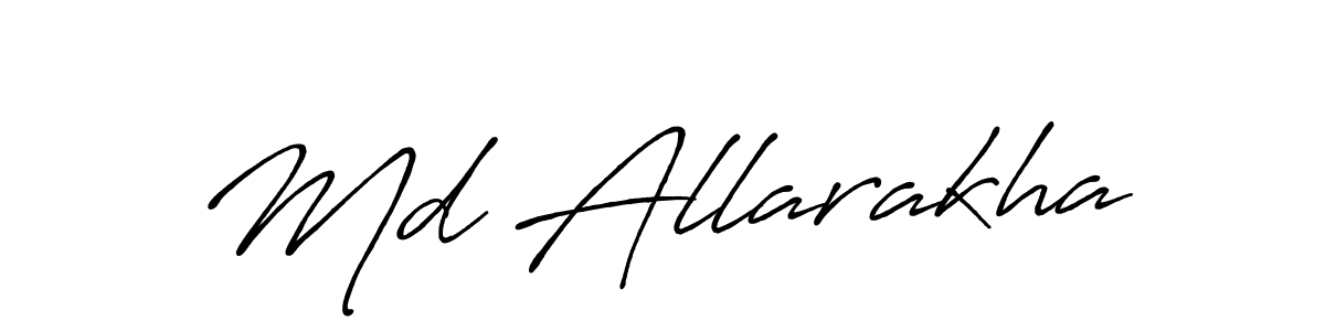 The best way (Antro_Vectra_Bolder) to make a short signature is to pick only two or three words in your name. The name Md Allarakha include a total of six letters. For converting this name. Md Allarakha signature style 7 images and pictures png