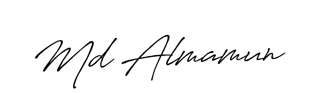It looks lik you need a new signature style for name Md Almamun. Design unique handwritten (Antro_Vectra_Bolder) signature with our free signature maker in just a few clicks. Md Almamun signature style 7 images and pictures png