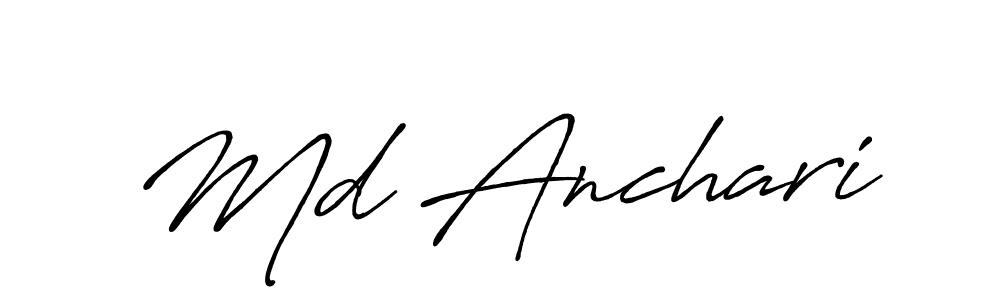 You can use this online signature creator to create a handwritten signature for the name Md Anchari. This is the best online autograph maker. Md Anchari signature style 7 images and pictures png