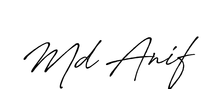 Antro_Vectra_Bolder is a professional signature style that is perfect for those who want to add a touch of class to their signature. It is also a great choice for those who want to make their signature more unique. Get Md Anif name to fancy signature for free. Md Anif signature style 7 images and pictures png