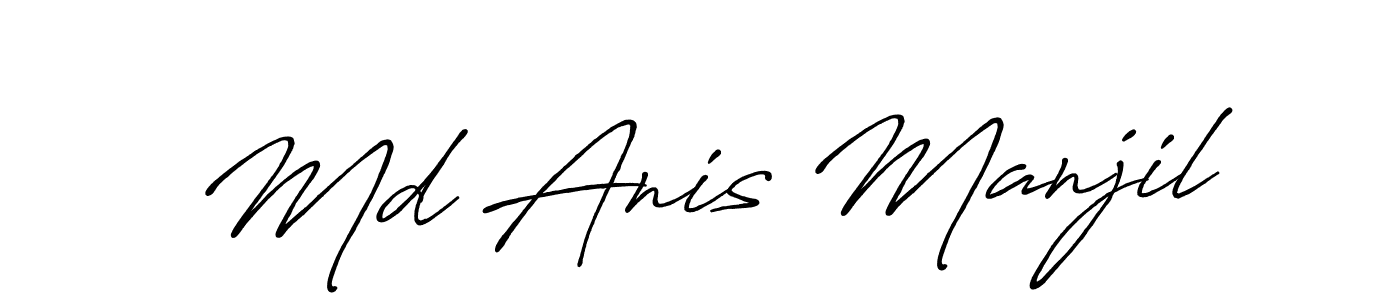 Make a short Md Anis Manjil signature style. Manage your documents anywhere anytime using Antro_Vectra_Bolder. Create and add eSignatures, submit forms, share and send files easily. Md Anis Manjil signature style 7 images and pictures png