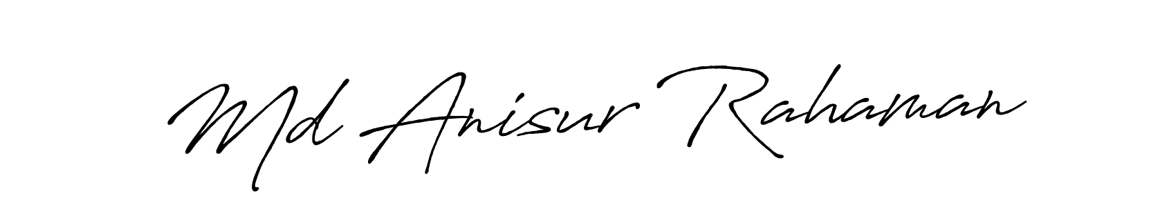 Also You can easily find your signature by using the search form. We will create Md Anisur Rahaman name handwritten signature images for you free of cost using Antro_Vectra_Bolder sign style. Md Anisur Rahaman signature style 7 images and pictures png