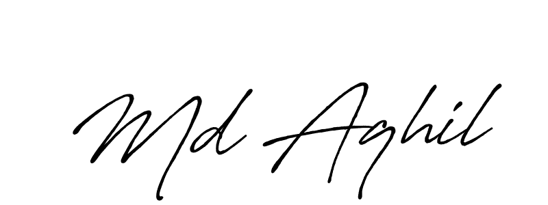 Antro_Vectra_Bolder is a professional signature style that is perfect for those who want to add a touch of class to their signature. It is also a great choice for those who want to make their signature more unique. Get Md Aqhil name to fancy signature for free. Md Aqhil signature style 7 images and pictures png