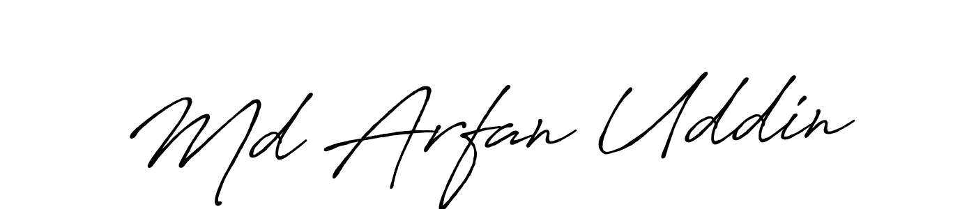 Make a beautiful signature design for name Md Arfan Uddin. Use this online signature maker to create a handwritten signature for free. Md Arfan Uddin signature style 7 images and pictures png