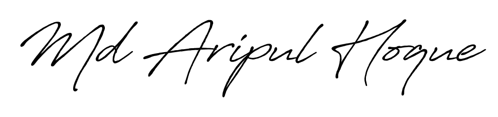 Discover the perfect balance of readability and style for Md Aripul Hoque with Antro_Vectra_Bolder font. Create your dream signature today. Md Aripul Hoque signature style 7 images and pictures png