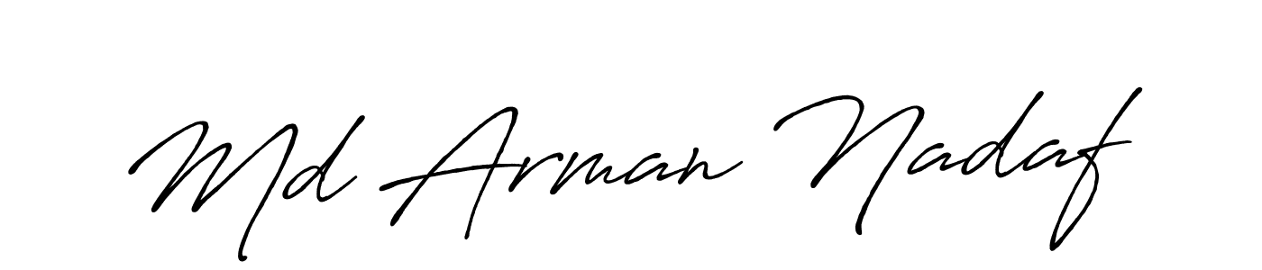 if you are searching for the best signature style for your name Md Arman Nadaf. so please give up your signature search. here we have designed multiple signature styles  using Antro_Vectra_Bolder. Md Arman Nadaf signature style 7 images and pictures png